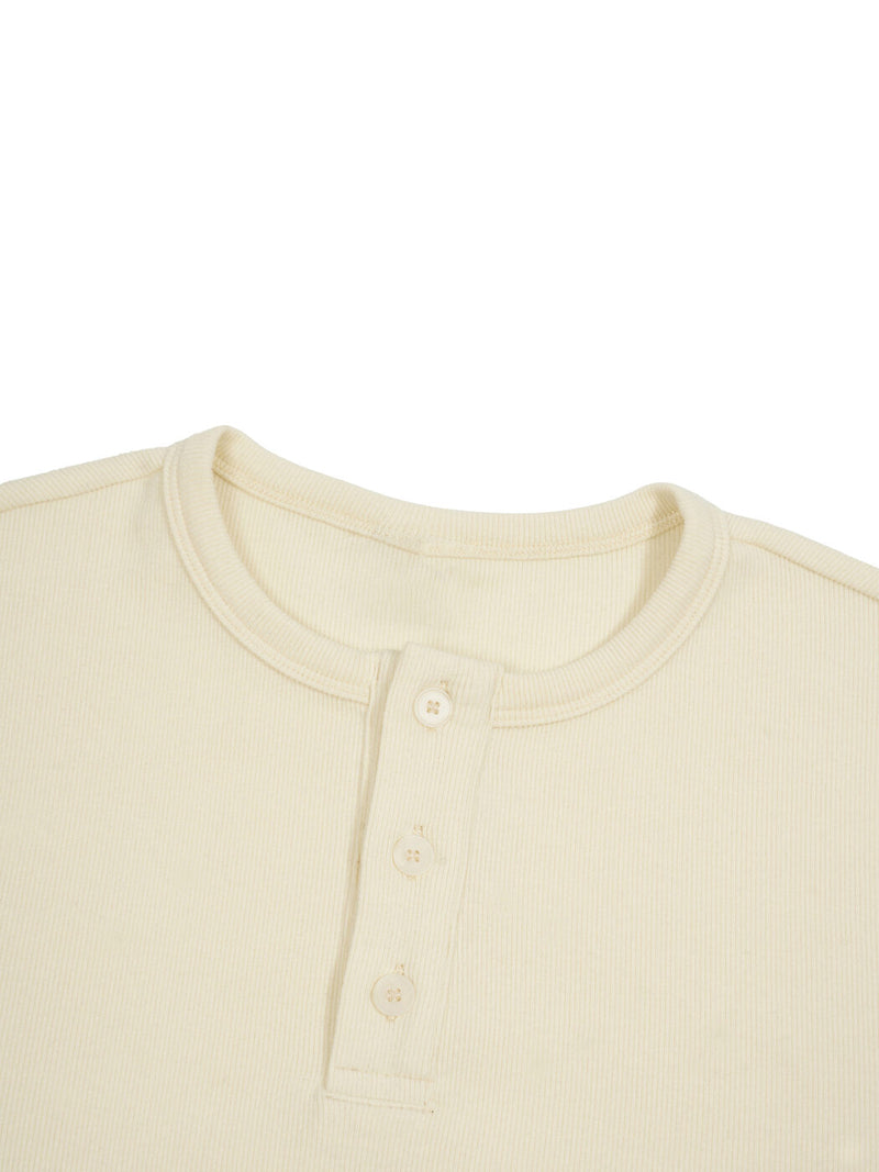 LONG SLEEVE HENLEY SHIRT