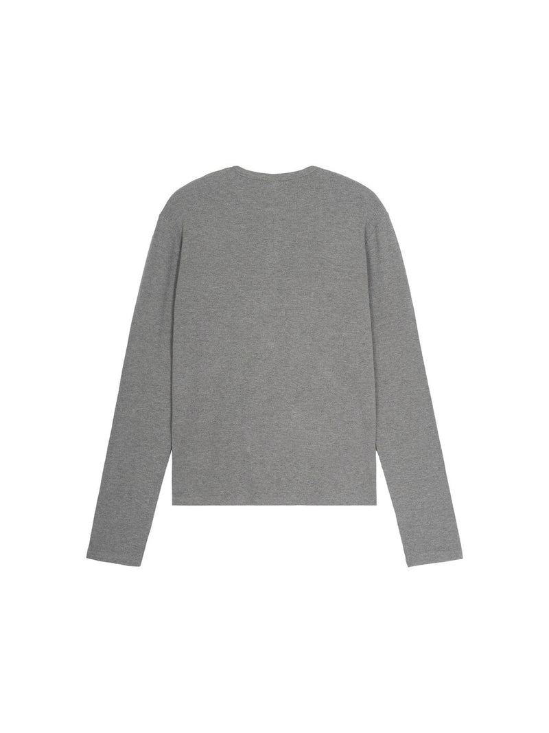 LONG SLEEVE HENLEY SHIRT